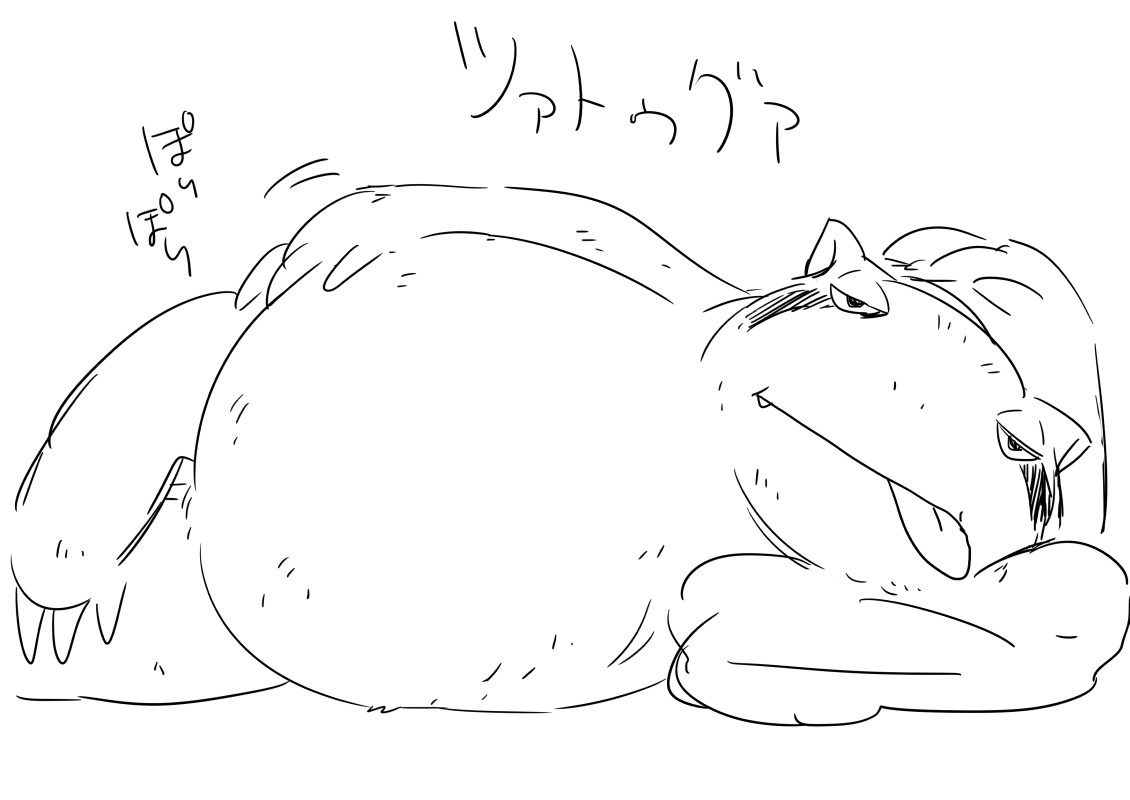 というわけでOアザはシリアスあり笑いありツァトゥグァ&エイボンと新キャラ登場で盛りだくさん回でした。初期デザインからツァトゥグァかなり可愛い感じになった気がする 仕草?ポーズとかを猫に寄せてみたからかな… 