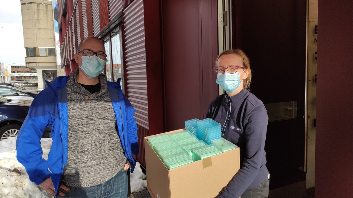 We upcycle our used tipp-boxes. We donate our plastic waste from laboratory to the <a href="/PPLeipzig/">Kunststofferei - Precious Plastic Leipzig</a> - they produce some nice and usefull items. read more:  bit.ly/3lqeU1Z
#GlobalRecyclingDay #climatechange #recycling #plastic