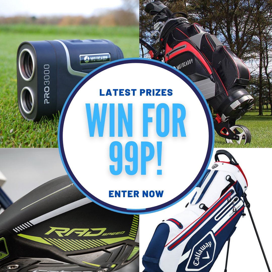 Enter our latest draws for just 99P! 💥 Fantastic prizes available via the link below 👇🏼

ukgolfpoint.co.uk/competitions/