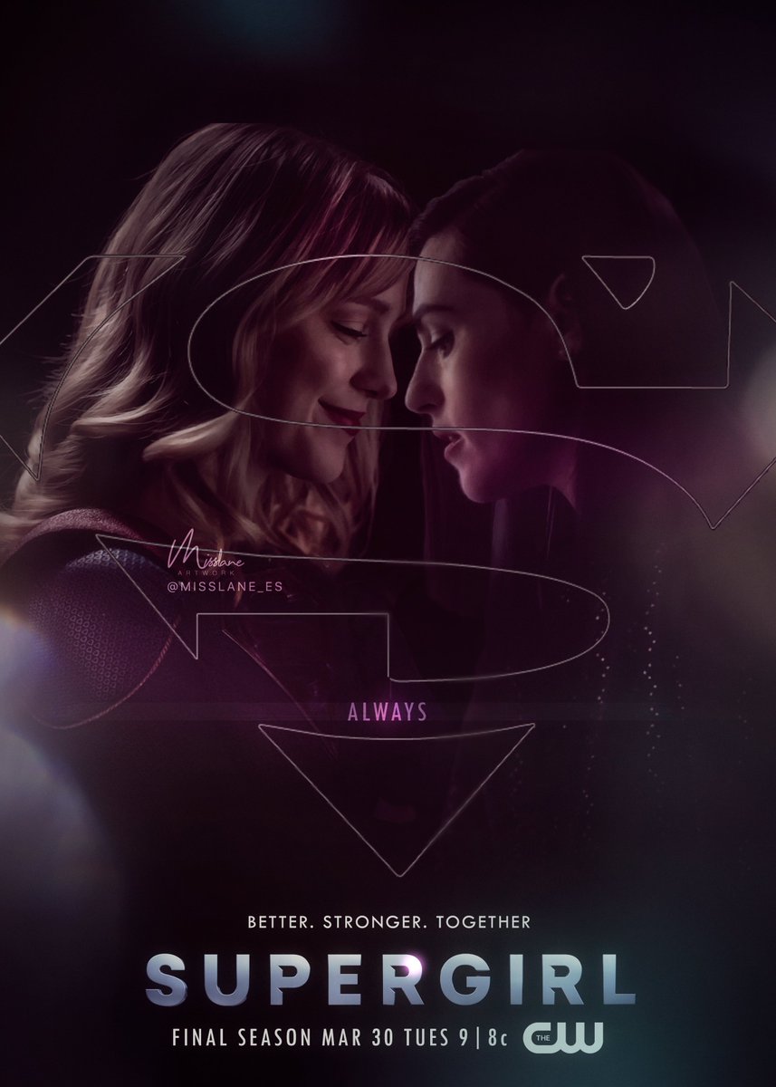misslane_es's tweet image. Better. Stronger. Together
Final Season #Supergirl

#Supercorp edition
cc: @MelissaBenoist #KatieMcGrath