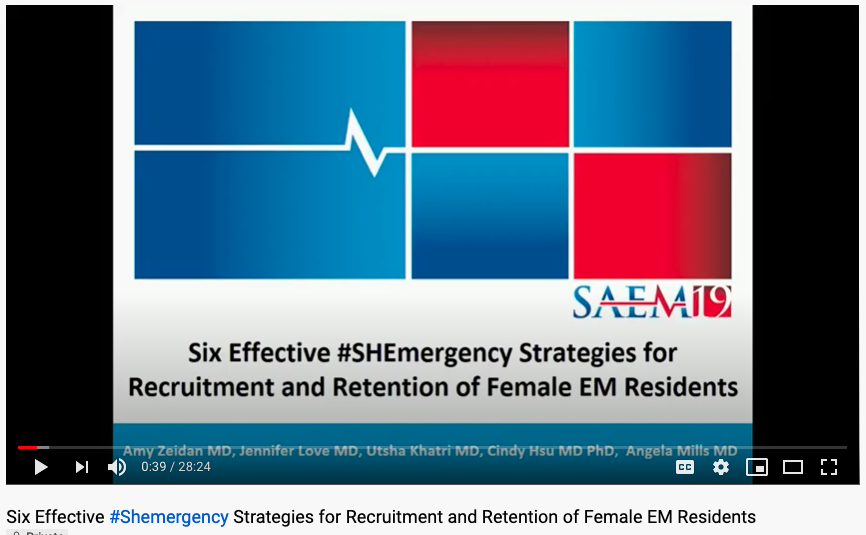 SAEMonline's tweet photo. #SOAR NOW ON YOUTUBE! Six Effective #Shemergency Strategies for Recruitment and Retention of Female EM Residents (AWAEM and RAMS Sponsored)
Watch Now: https://t.co/S2cgMRUvPD
More Content: https://t.co/o4zA8K7Dzh
#FOAMed #FREEAccess #SAEM #Recruitment #WomenInMedicine #Diversity https://t.co/WY9gsa8oFi