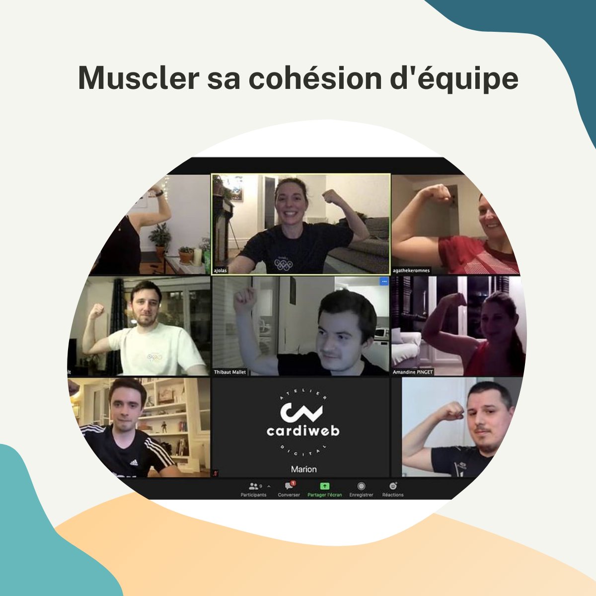 Certains se demandent si les entreprises continuent à proposer du sport à leurs collaborateurs. Pour d'autres c'est une évidence ! 

Encore un beau lancement de programme sportif online avec une équipe ultra motivée. 
"Des niveaux divers, une bonne énergie !"

#keepmoving