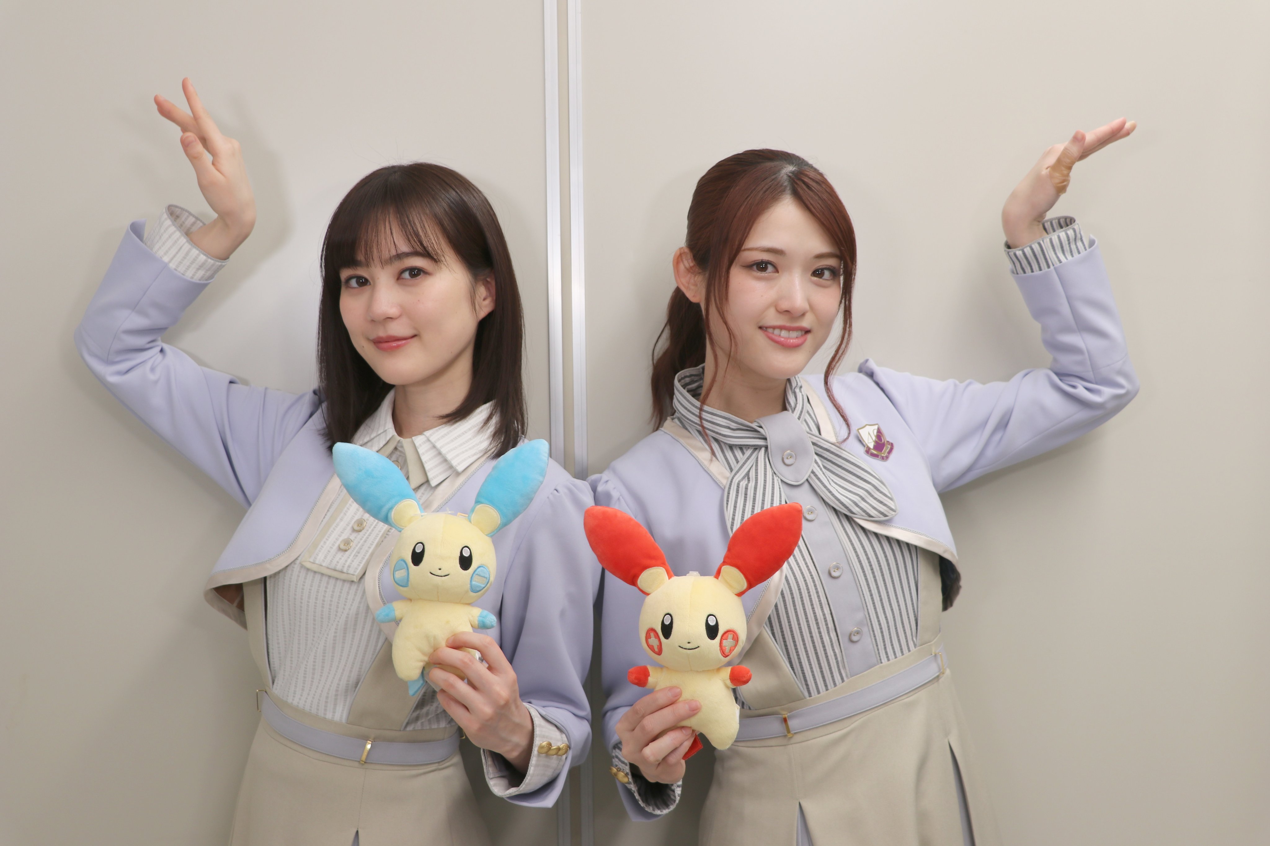 アニメ ポケットモンスター 公式 4 9 金 放送の アニポケ まるっとおまかせ プラスルマイナン便利屋さん に からあげ姉妹 From 乃木坂46 がゲスト声優として登場 プラスル を 松村沙友理 さん マイナン を 生田絵梨花