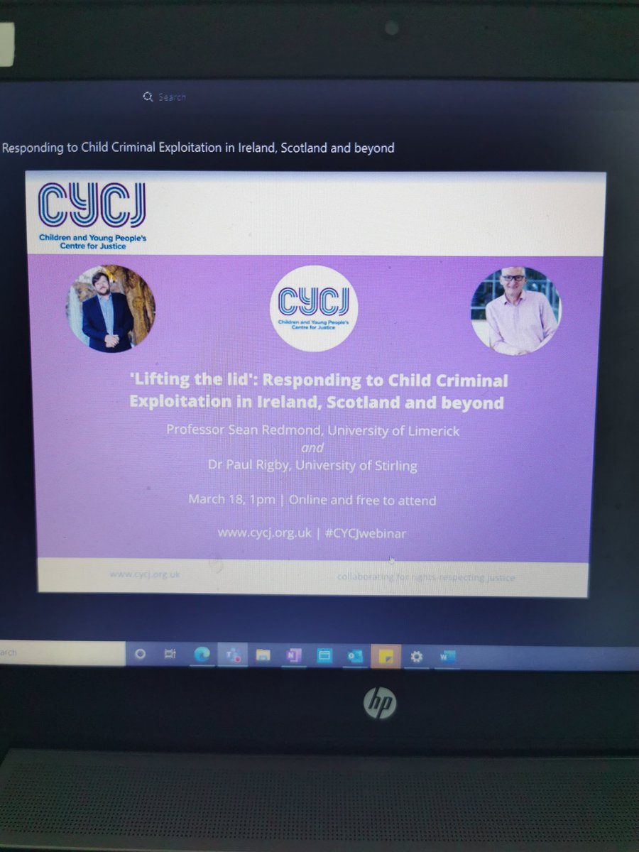 Very fitting that on #ceaday2021 CYCJ are holding a webinar on responding to child criminal exploitation. #cycjwebinar #liftingthelid @CYCJScotland @InclufinaCol