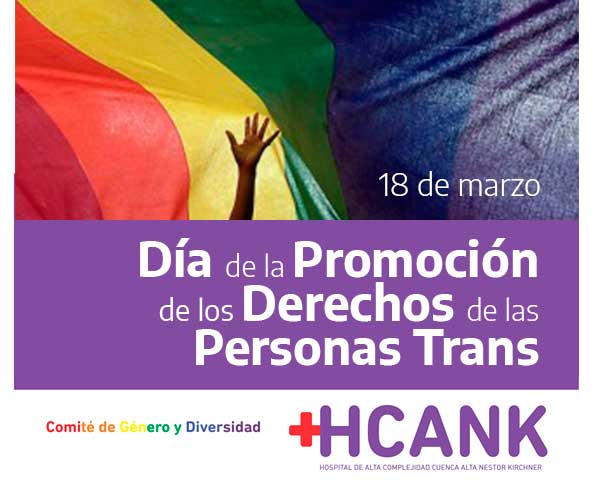 Día de la Promoción de los Derechos de las Personas Trans

Es necesario garantizar el ejercicio real de los derechos de la comunidad trans, para construir una sociedad igualitaria e inclusiva.