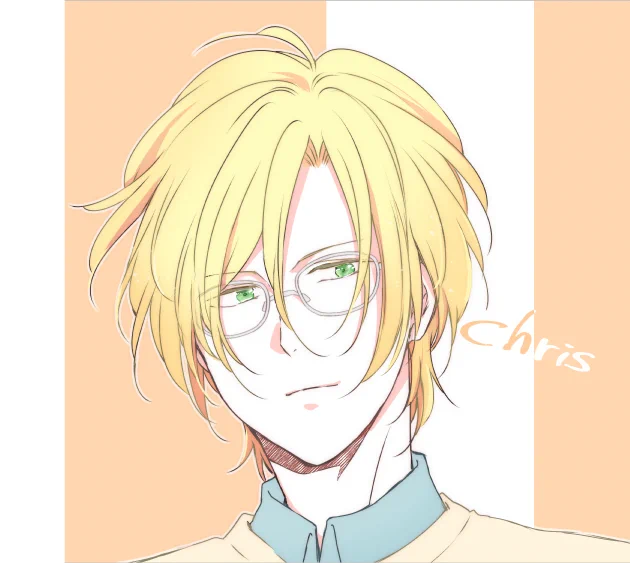 コラボ眼鏡が嬉しかったのでクリスらくがき🐈 