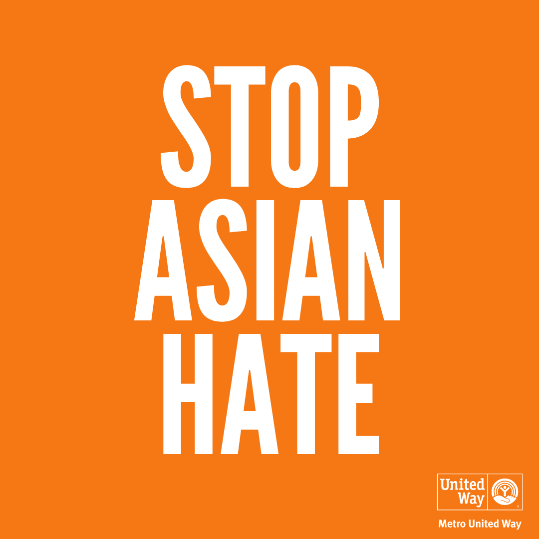 Hate crimes against any community are crimes against us all. Standing with our friends in Atlanta today and the entire Asian community. #StopAsianHate #LiveUnited