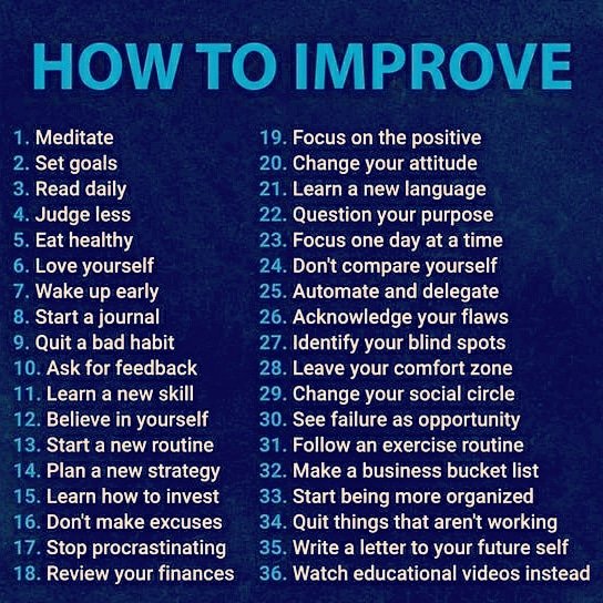 iamgunvant's tweet image. 🤔 How to Improve 👇

#howtoimprove #motivation #throwbackthursday #selfmotivation