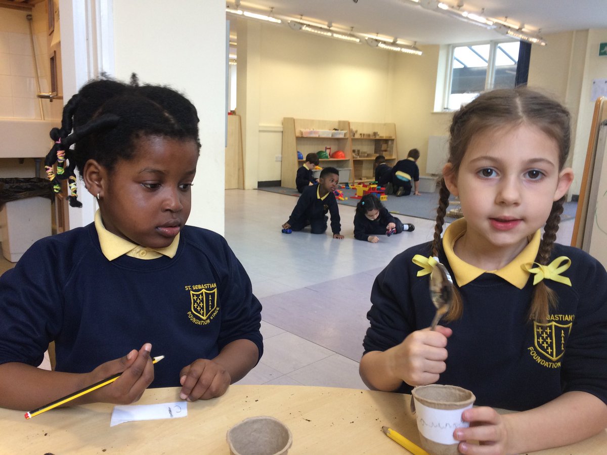 StSebsBCASC's tweet photo. Foundation children after listening and following the instructions began to plant their seeds . #sebs#sebsscience https://t.co/VWGOc7FOXZ