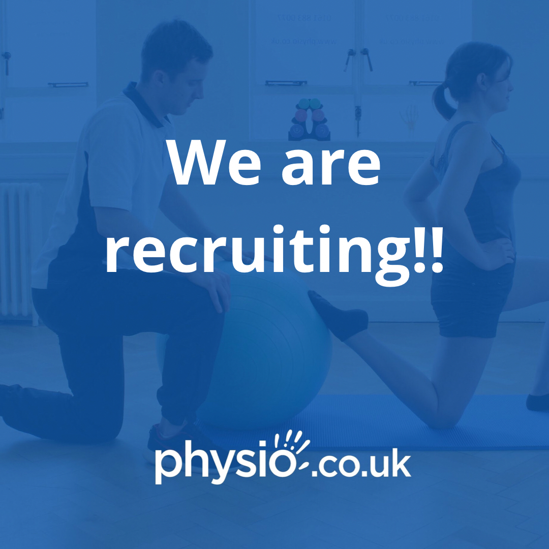 We are currently recruiting full-time and part-time Physiotherapists to join our MSK team in Manchester and Liverpool! 😊

If you are a passionate practitioner looking for the best for your patients then send your CV to careers@physio.co.uk!

#physiocouk #jointheteam