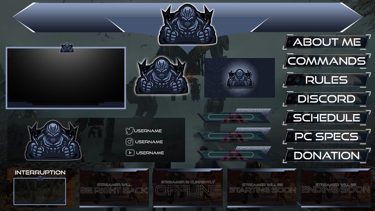 TasDesign3's tweet image. Are you looking for twitch overlay design?
You can make order here:fiverr.com/share/dNj1Q8
#twitchaffiliate
#twitchtv #twitchstream 
#twitchoverlay 
#twitchpanel 
#twitchscreen 
#brb 
#twitchemotes 
#gamer