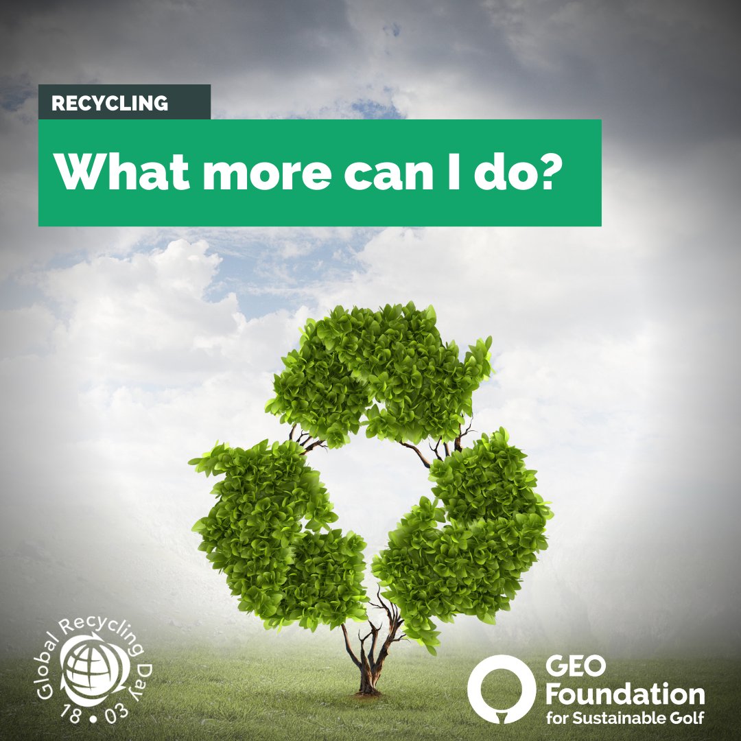 sustainablegolf's tweet image. Today is #GlobalRecyclingDay 

We can all play our part in conserving resources to help create a more sustainable future for golf, people &amp;amp; the planet. 

Throughout the day we'll be celebrating some of the game's #RecyclingHeroes 

globalrecyclingday.com/wp-content/upl…

#ForSustainableGolf