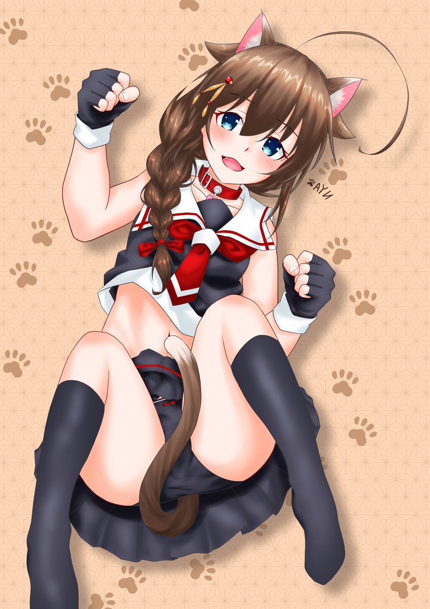 最近の奴を反転させてみた 
#イラストを左右反転させるとその人の本当の画力がわかる 