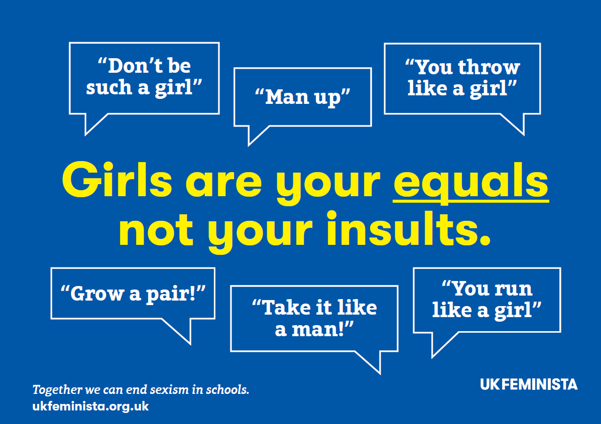 UK Feminista on Twitter "📢 New posters for schools to tackle sexist