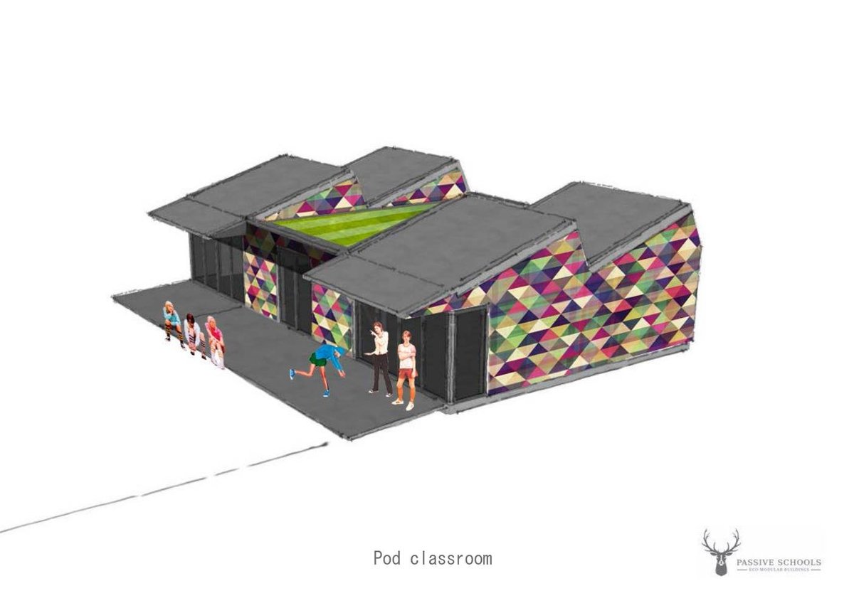 What do you think of our new Classroom POD concept ? We make sure our buildings are fun inside and out for both teachers and pupils 

#timberframe #timber #passivhaus #passivehouse #eco