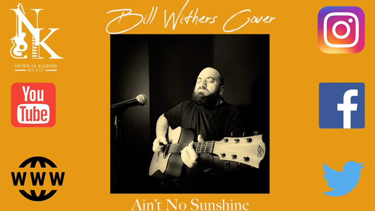 This week's #tbt cover is one of my personal favorites!
 If you know me, you know my love for Bill Withers. I love playing Ain't No Sunshine.
Youtube: 