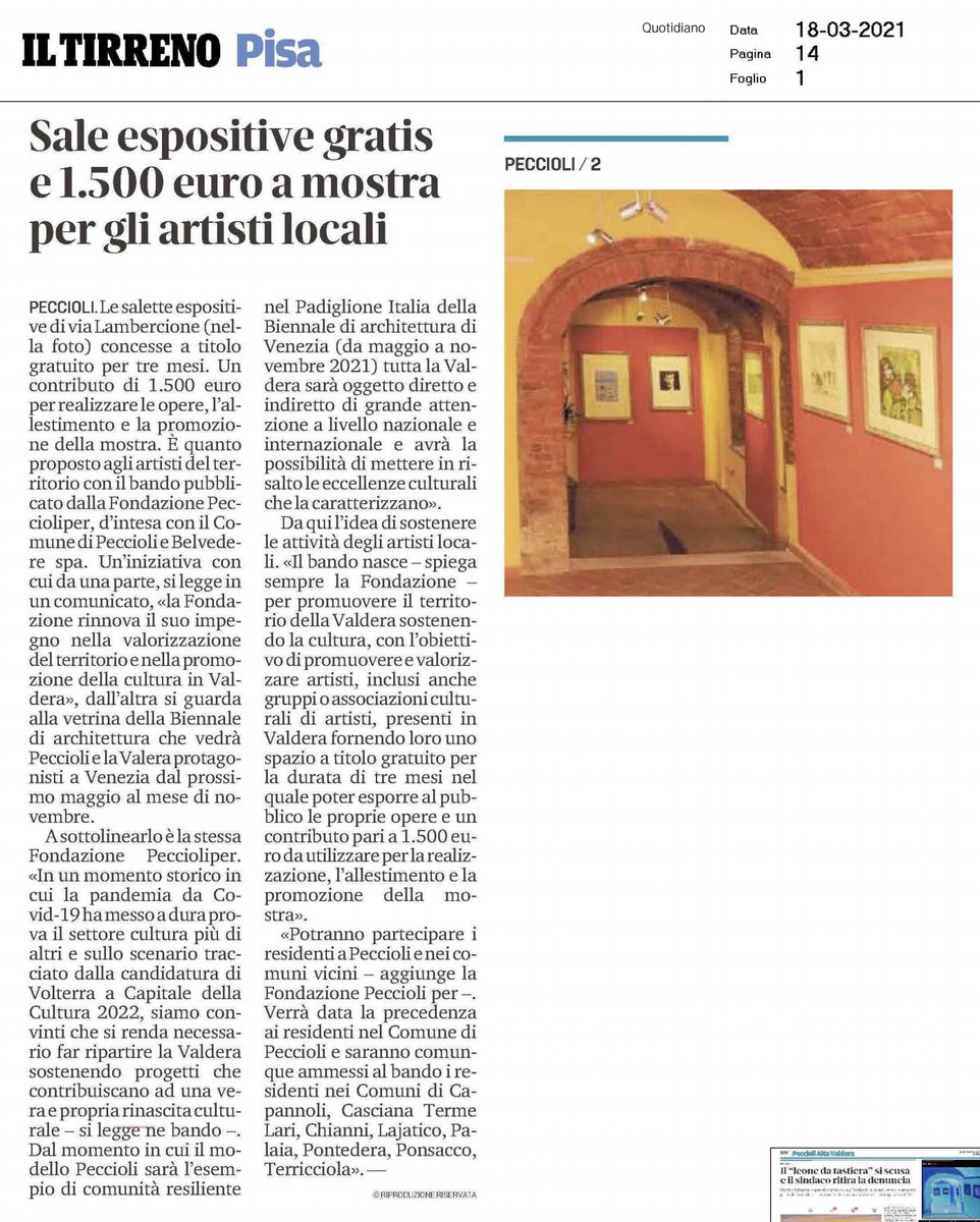 Fondarte Peccioliper tweet media