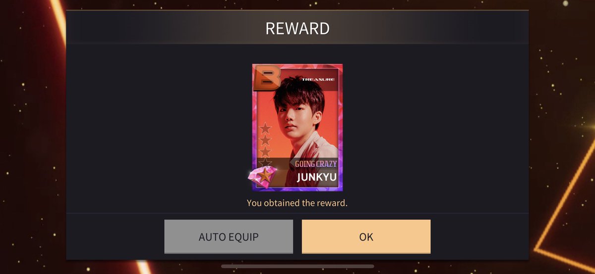 pplooktarn's tweet image. โอเค ทูคิมนัมเบอร์วัน 
ปล. โดยองคลั่งรักมาก เล่นมิชชั่นก็มาหา ซื้อการ์ดก็มาหา 😂#TREASURE #GOING_CRAZY @SuperStar_YG