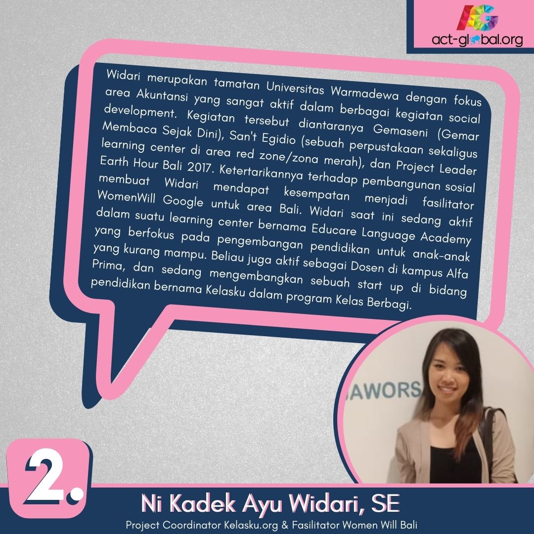 ActGlobalCIC's tweet photo. [Girls Support Girls Webinar] Hi everyone! To celebrate International Women's Day during pandemic, Act Global Indonesia proudly presents "Girls Support Girls in Education, Economy, and STEM"
  27 Maret 2021 (16.00 WITA)
Link pendaftaran: https://t.co/eZif3YRzeq https://t.co/oFc0yHIHtz