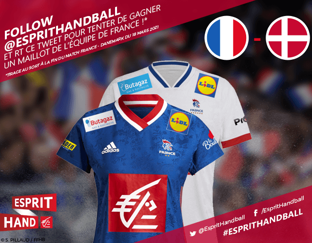 EspritHandball's tweet photo. #VousEtreUtile
A l’occasion du premier match amical de nos #FemmesdeTalent, tentez de gagner le maillot de l’Equipe de France ! 😃
Pour participer : Follow + RT,
bonne chance ! 🍀
#EspritHandball #FRADAN https://t.co/GVtiOVXoUw