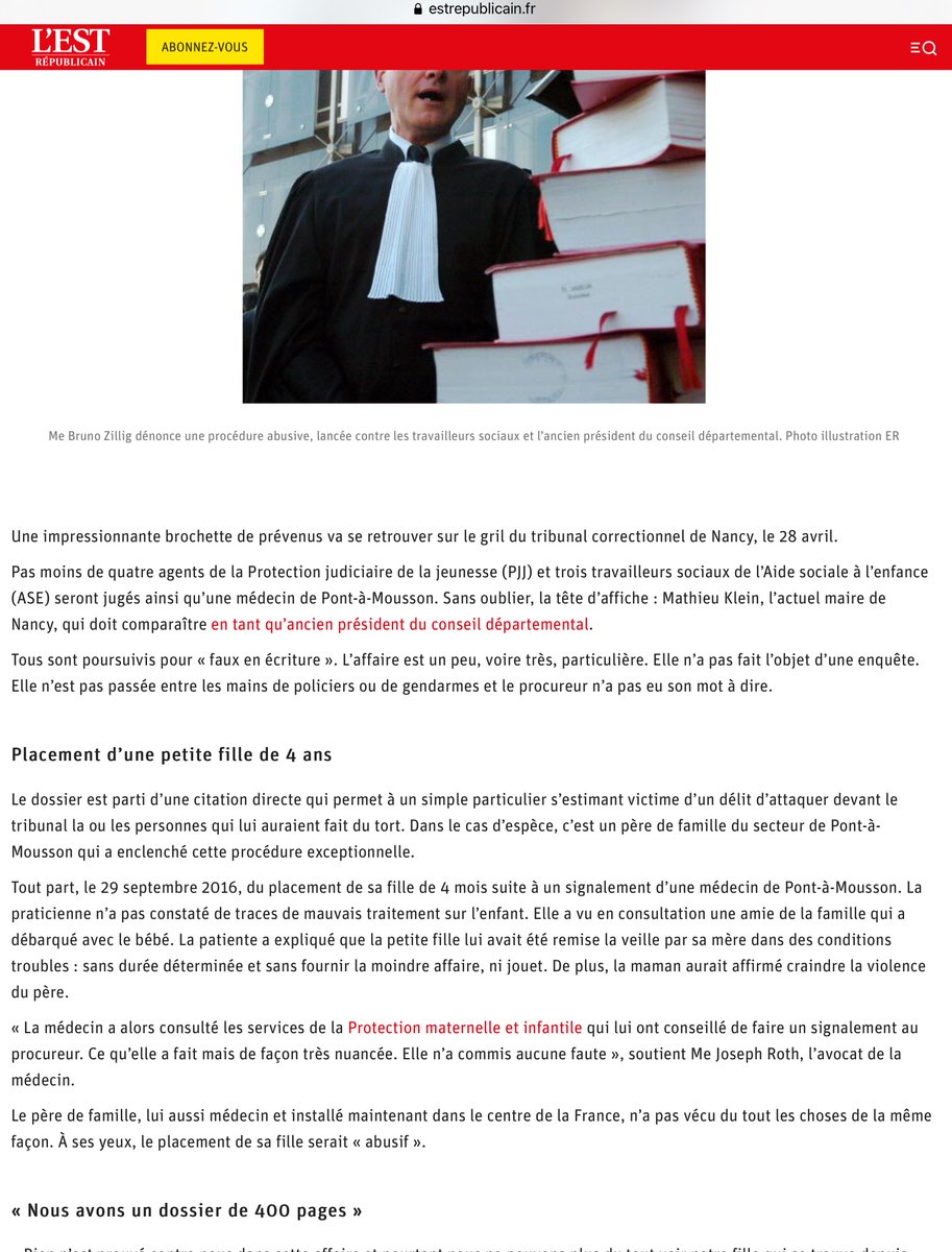 Caro S Tweet Un Pere Medecin Qui Fait Une Citation Directe Contre Les Travailleurs Sociaux Un Autre Medecin Et L Ex President Du Departement Suite Au Placement D Une Fillette Qui Serait Placee Depuis Caro S Tweet Un Pere Medecin Qui Fait Une Citation Directe Contre Les Travailleurs Sociaux Un Autre Medecin Et L Ex President Du Departement Suite Au Placement D Une Fillette Qui Serait Placee Depuis