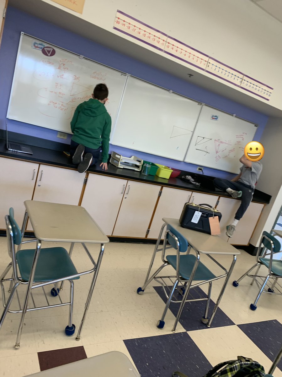 davidporas's tweet photo. Quite possibly my favorite low-floor, high-ceiling 3-act task. All students were successful on part 1 and the sequel provided ample challenge and extension for those students that were ready for more. https://t.co/LrjOZrpgNh Thanks @ddmeyer @MrOrr_geek @MathletePearce #iteachmath https://t.co/KwujhFWYXk