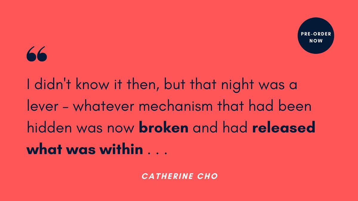 Only 5 days to go now until the UK release date of This Is How We Come Back Stronger 📆🙌
 
Meet today’s second spotlight contributor <a href="/Catkcho/">Catherine Cho</a>✨ Pre-order now: bit.ly/FBSStronger #feministauthor #booklaunch #12DaysOfFeministGameChangers #ThisIsHowWeComeBackStronger