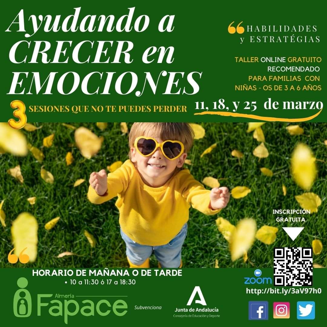 fapacealmeria's tweet photo. Jueves, viernes y sábado, 18, 19 y 20 de marzo. 
3️⃣Citas3️⃣Encuentros con #Familias y comunidad educativa para hablar de #emociones  #cuidademocional y #coeducacion de la mano de excelentes profesionales ámbito educativo
#educacionpublica #ampa #ampasalmeria #comunidadeducativa https://t.co/HgNk5W10gT