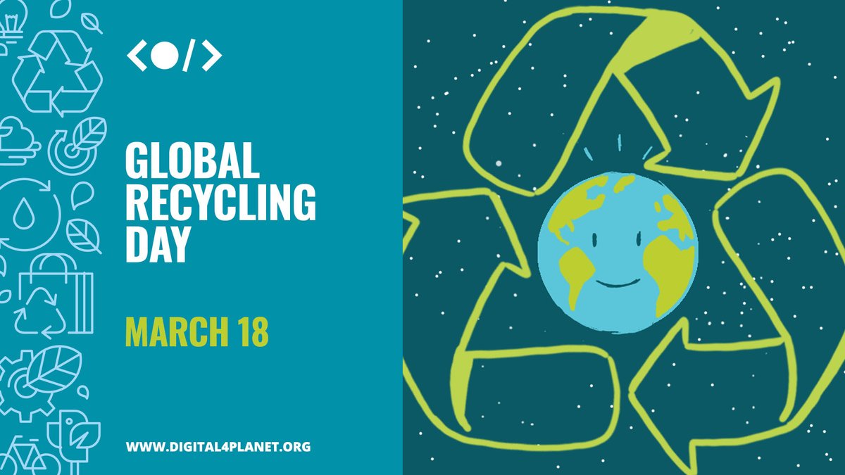 Happy #GlobalRecyclingDay ♻️! “Reduce, Reuse, Recycle, Recover" 

Small action, big impact!💡digital4planet.org

#EUGreenDeal @EU_ecoinno #greeneconomy #circulareconomy <a href="/EU_ENV/">EU Environment</a> <a href="/EUClimateAction/">EU Climate Action</a> <a href="/EuPCplastics/">EuPC</a>  <a href="/EUScienceInnov/">EU Science & Innovation 🇪🇺</a> <a href="/MarcoRanieri_EU/">Marco Ranieri 🌍 #EUResearchArea</a> <a href="/moniquecalisti/">Monique Calisti - @moniquecalisti@mastodon.social</a> <a href="/OrchestraCityEU/">OrchestraCities.com</a>