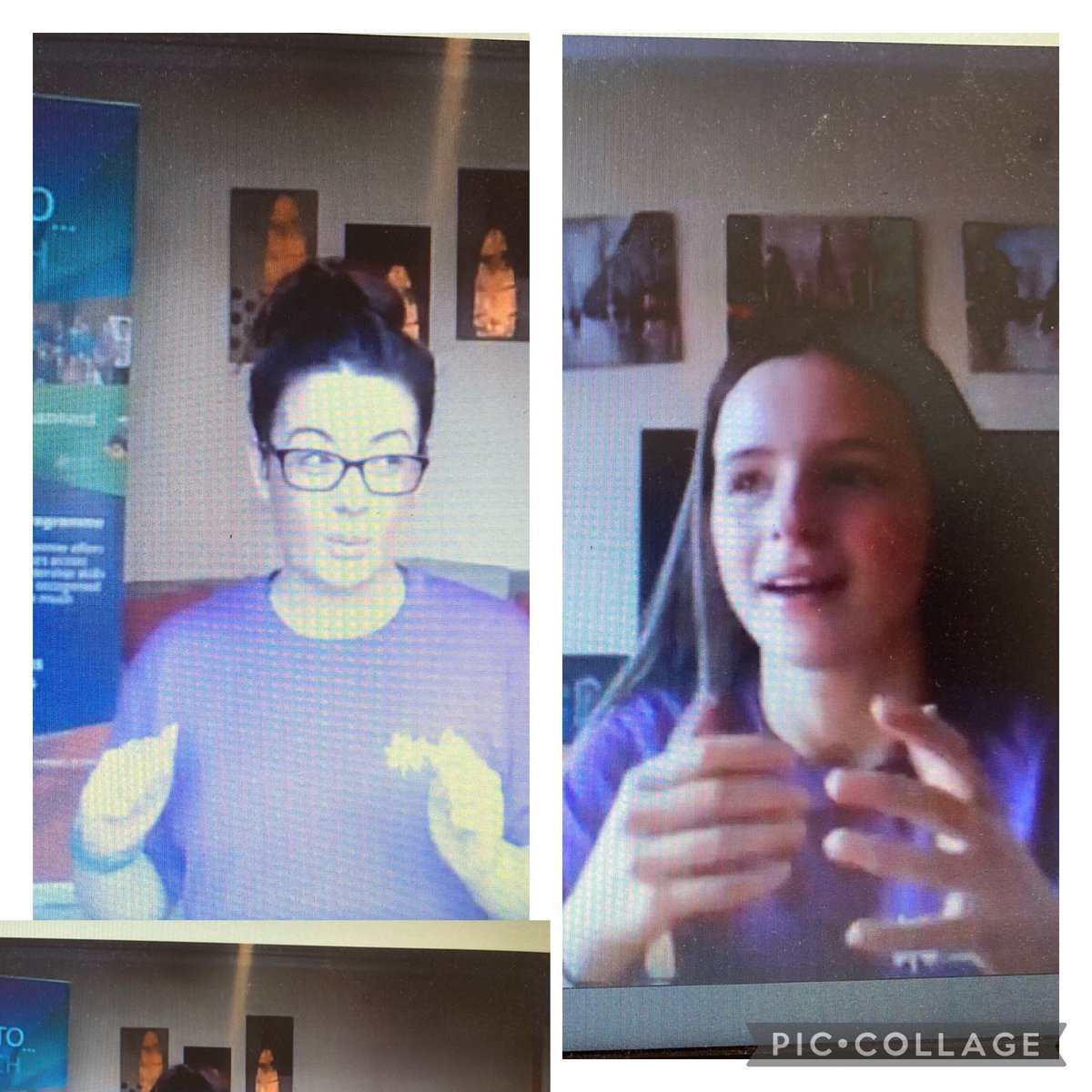 HLHLeadershp's tweet photo. 💖💖 A&amp;A, a new double act for Wake Up Shake Up this morning.🤣👌Welcome Ava our #Danceleader from @MillburnAcademy Off to a great start. Move over @antanddec  Amazing on-line #youthleadership in the #Highlands #lockdown #TeamHLH @HLHSport @HLHsocial @sportscotland #ChooseToLead https://t.co/uBe68ZmhmV