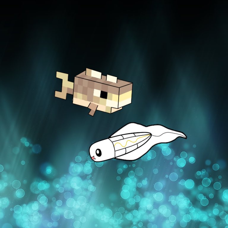 ミニリュウ文鳥𓅪 シビシラス タラ Minecraft シビシラス