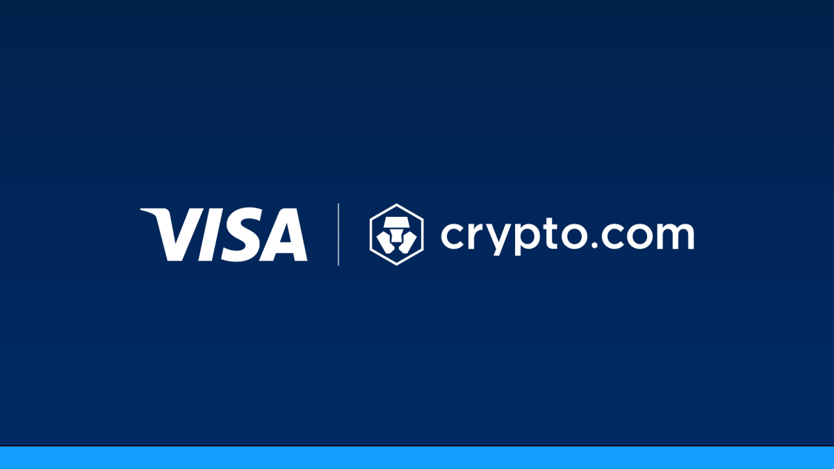 cryptocom's tweet image. We’re proud to announce our Global Alliance Partnership with Visa.
 
Together we are accelerating mainstream adoption of cryptocurrency.
 
We can now
⚡ Bring world-first products to market
🌎 Accelerate new market launches
💳 Issue cards directly as a Visa Principal Member