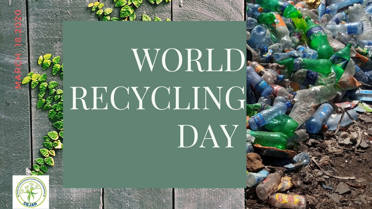 'Please Recycle ♻️

But before this crucial action for our 🌏, please...

Refuse ✋🏽

Reduce ⬇️

Reuse 🛍️

Repair 👩🏽‍🔧

Happy #WorldRecyclingDay ♻️' @EU_ENV
#BeyondRecovery
#zerowaste
#ClimateAction
#CircularEconomy #WastetoResource #EUGreenDeal
