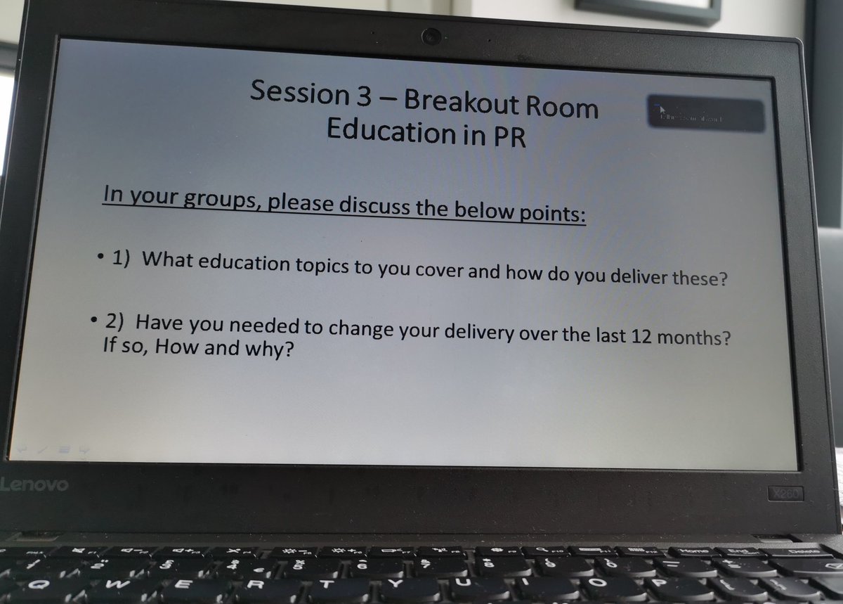 Enjoying hearing how pulmonary rehab teams have adapted their services during the pandemic! Great discussions and sharing of ideas!  #BTSpulmrehab <a href="/BTSrespiratory/">British Thoracic Society (BTS)</a> <a href="/TheACPRC/">ACPRC</a>