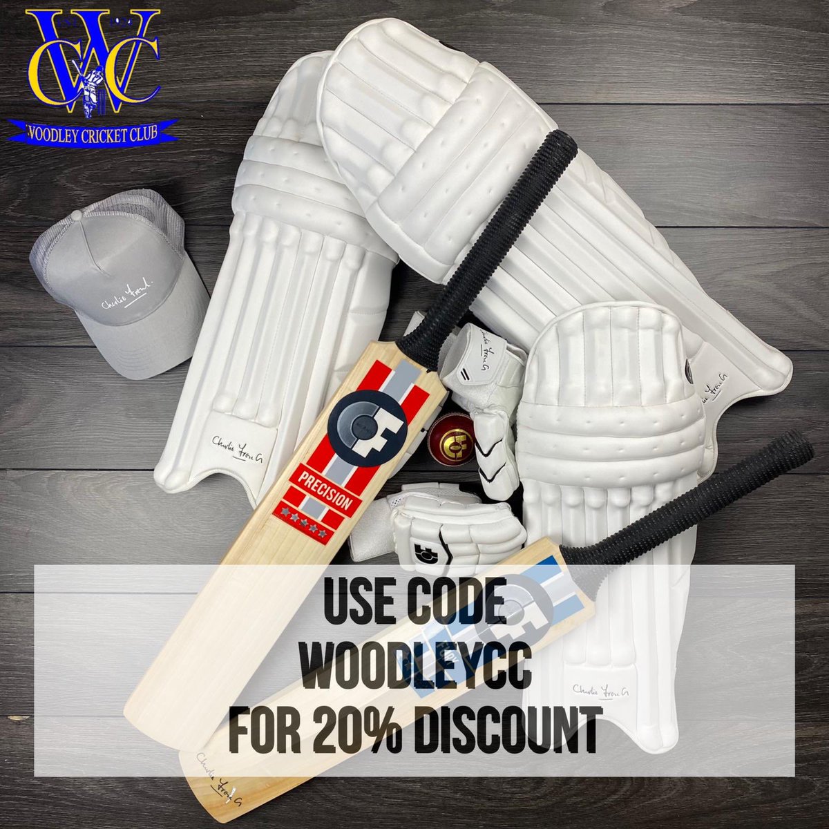 Woodley Cricket Club (@woodleycricket) on Twitter photo Woodley CC now has an arrangement with <a href="/CharlieFrenchC/">Charlie French</a> to offer 20% discount on any orders. The bats are superb! Please use the code WOODLEYCC when placing your order. #seasonscoming! Woodley CC now has an arrangement with <a href="/CharlieFrenchC/">Charlie French</a> to offer 20% discount on any orders. The bats are superb! Please use the code WOODLEYCC when placing your order. #seasonscoming!