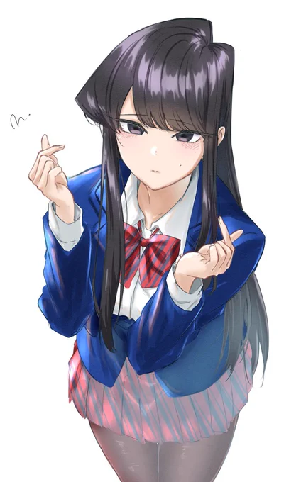 あのポーズです(!?) #女の子 #古見硝子 #古見さんはコミュ症です #可愛い #美人 #JK https://t.co/YxP9i02E88 