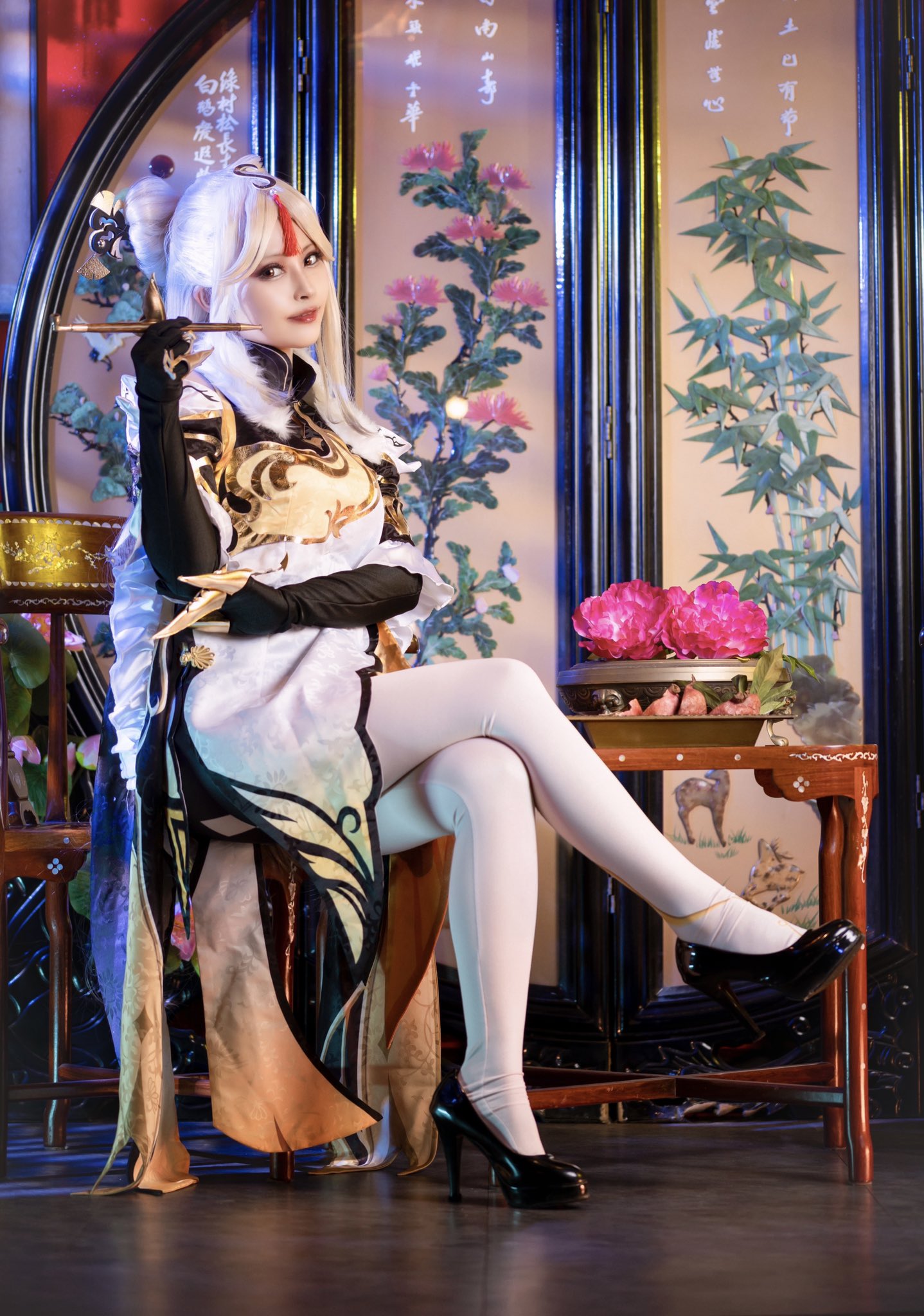 cosplayer ningguang genshin impact