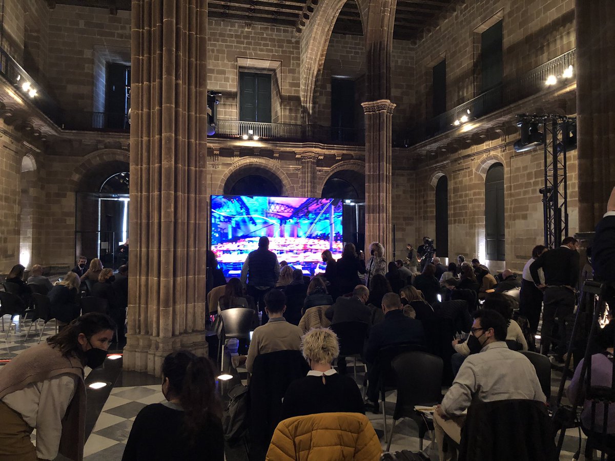 ToniFito's tweet image. Assistint a l’acte organitzat per @backtoeventscat a la Llotja de Mar de @cambrabcn amb la participació de @ISE_Mike (@ISE_Show), @RaimondTorrents, @cctessmar, @NanduJubany i  @MonicaRocaA. 

Per què s’han de reprendre els #esdevenimentspresencials?