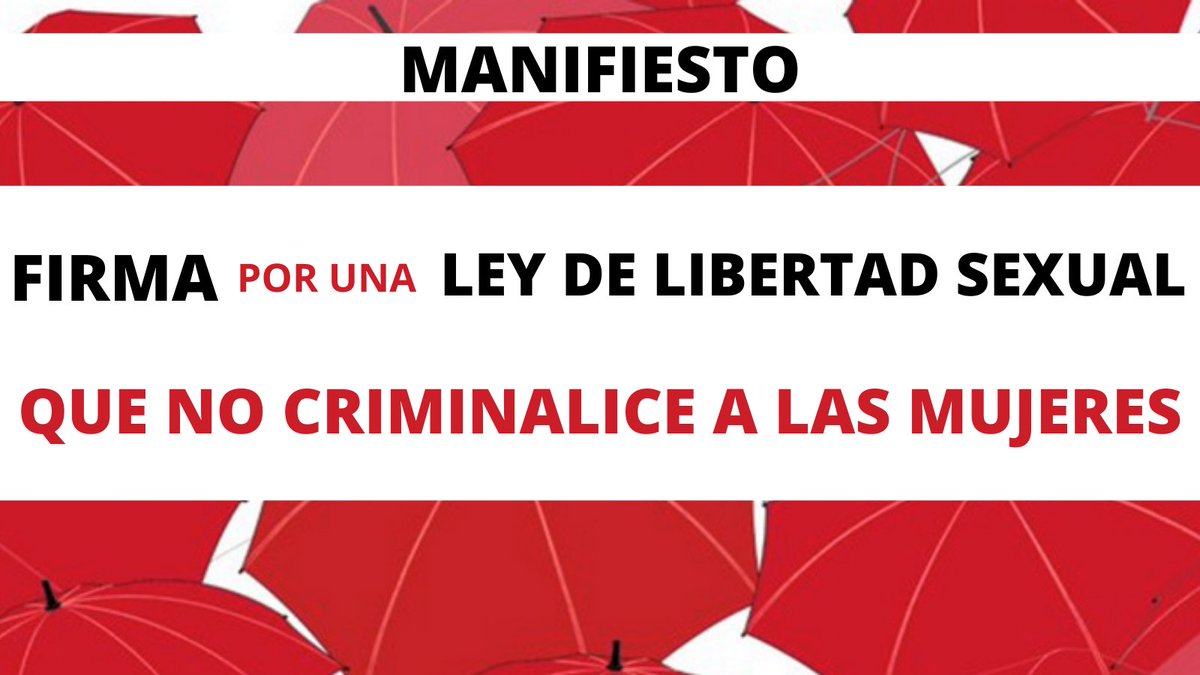 ✅Solicitamos vuestra firma y adhesión a este manifiesto como entidades colectivas y como personas individuales por los derechos de las trabajadoras sexuales
⛔ABUSO de PODER por⬇️⬇️⬇️
<a href="/IreneMontero/">Irene Montero</a> <a href="/IgualdadGob/">Ministerio de Igualdad</a> 
feministasproderechos.org
#EscucharParaLegislar
#EscucharALasPutas