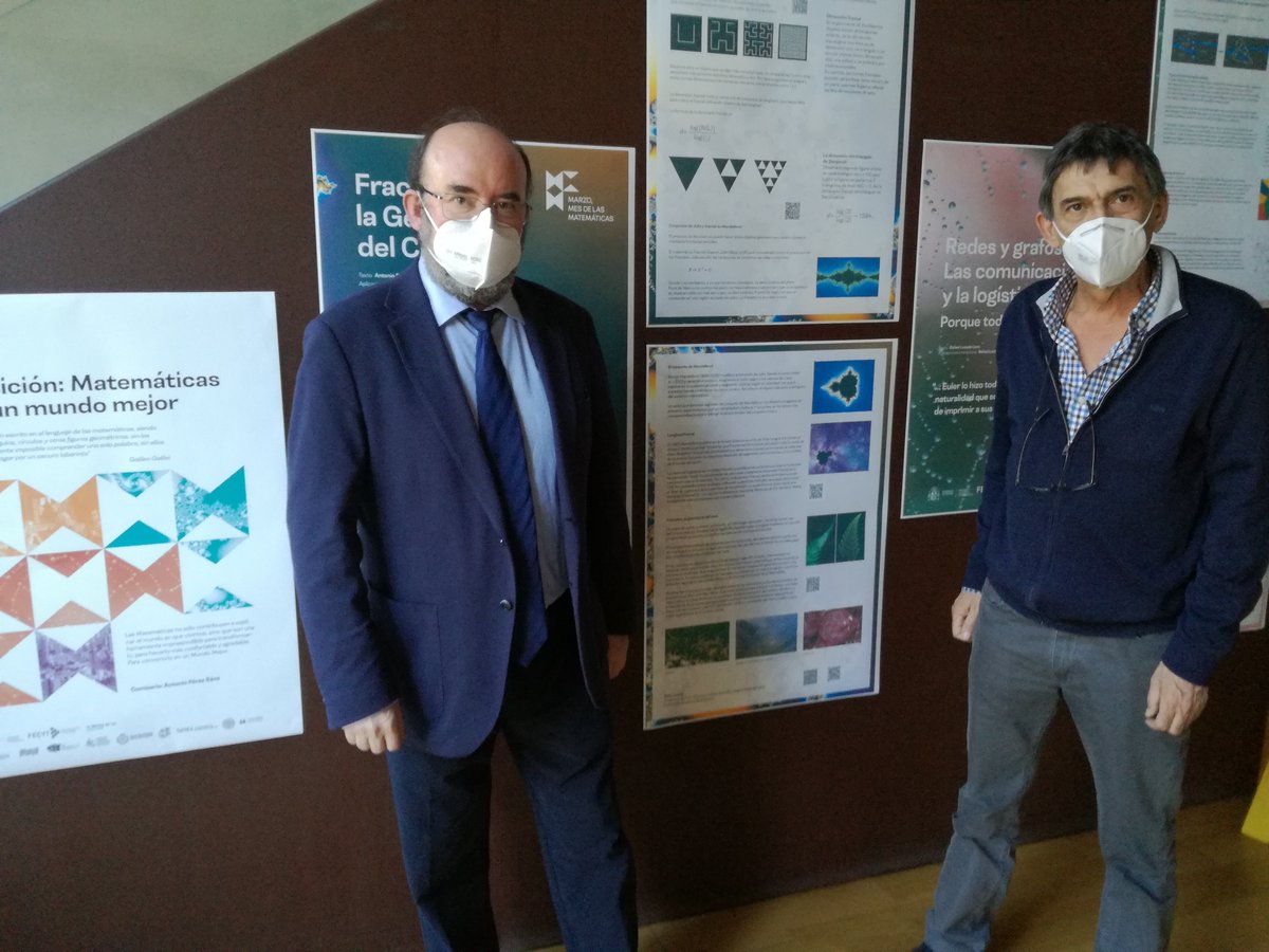 museo_energia's tweet photo. 🔢🙋‍♂️ #Matemáticas para un mundo mejor
Gracias a Antonio Pérez y José Manuel Arranz, comisario y colaborador de la #expo, por descubrirnos ayer el importante papel de las matemáticas en nuestro entorno

@Dimatematicas @FECYT_Ciencia #DivulgaciónMatemáticas #MarzoMates https://t.co/FkCQO1KLsn