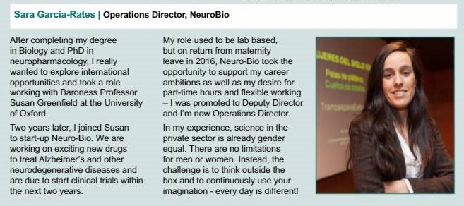 Culham Science Centre supported this years International Women’s Day (8th March 2021) and the campaign theme #ChooseToChallenge2021 

Neuro-Bio is proud to share with you our Operations Director, Sara Garcia-Rates’ story:

#IWD2021