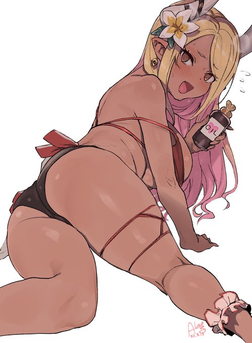 だだだ団長、オイル塗ってくれないカナ??? 