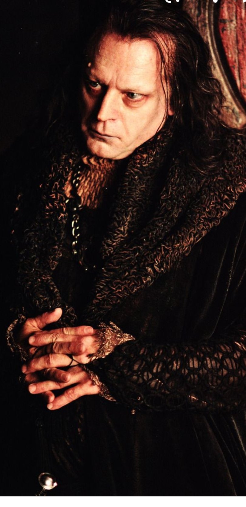  Happy Birthday Brad Dourif! 
He was the perfect Grima Wormtongue in the movies. 