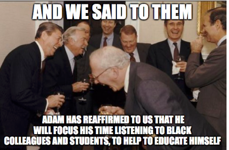 We don't know what happens <a href="/SOAS/">SOAS University of London</a> board meetings but we can imagine it being something similar to this? #FireHabib