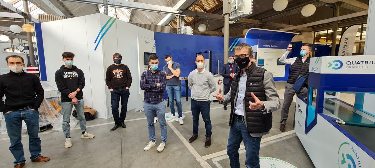 Le <a href="/cetimgrandest/">Cetim Grand Est</a> est un démonstrateur industriel installé au cœur des sheds à KM0. L'objectif est de former les industries à l'utilisation des intelligences artificielles et à l'analyse des données 🚀🚀
swll.to/decouvrir_habi…
#transfonum #industrie