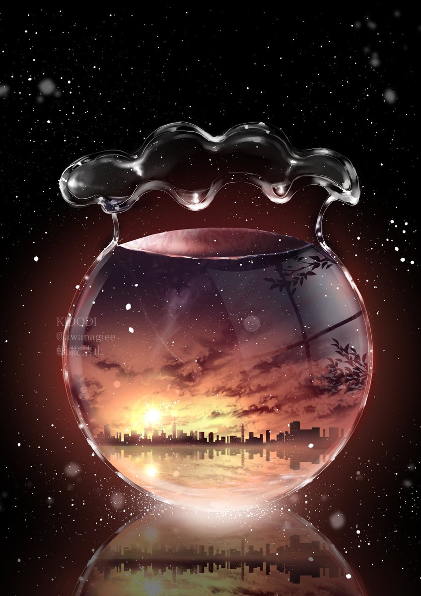 no humans sky scenery star (sky) sunset cloud cityscape  illustration images