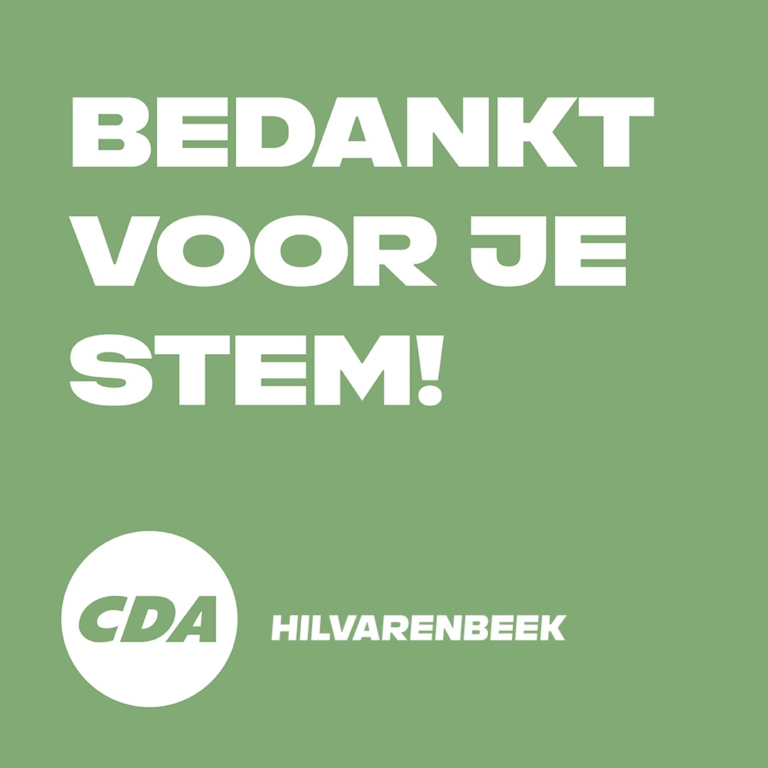 CDA Hilvarenbeek (@cdahbeek) on Twitter photo 