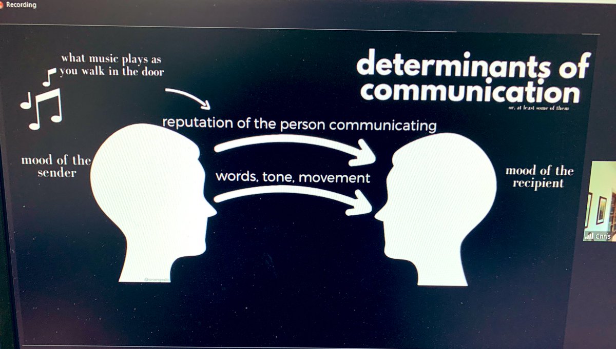 NSFT_CCIO's tweet image. @orangedis @civilitysaves speaking about the theme song that plays when people see you or read your emails! Need to think about how little is actually conveyed in emails vs face to face (especially with Covid PPE). #SpringSymp21