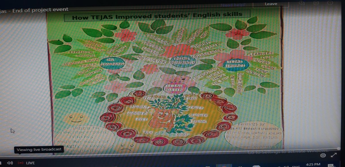 #Tejas4ed <a href="/BritishCouncil/">British Council</a> 
A beautiful poster by Mrs. Swati Lakudzode, a TAG teacher from Raigad