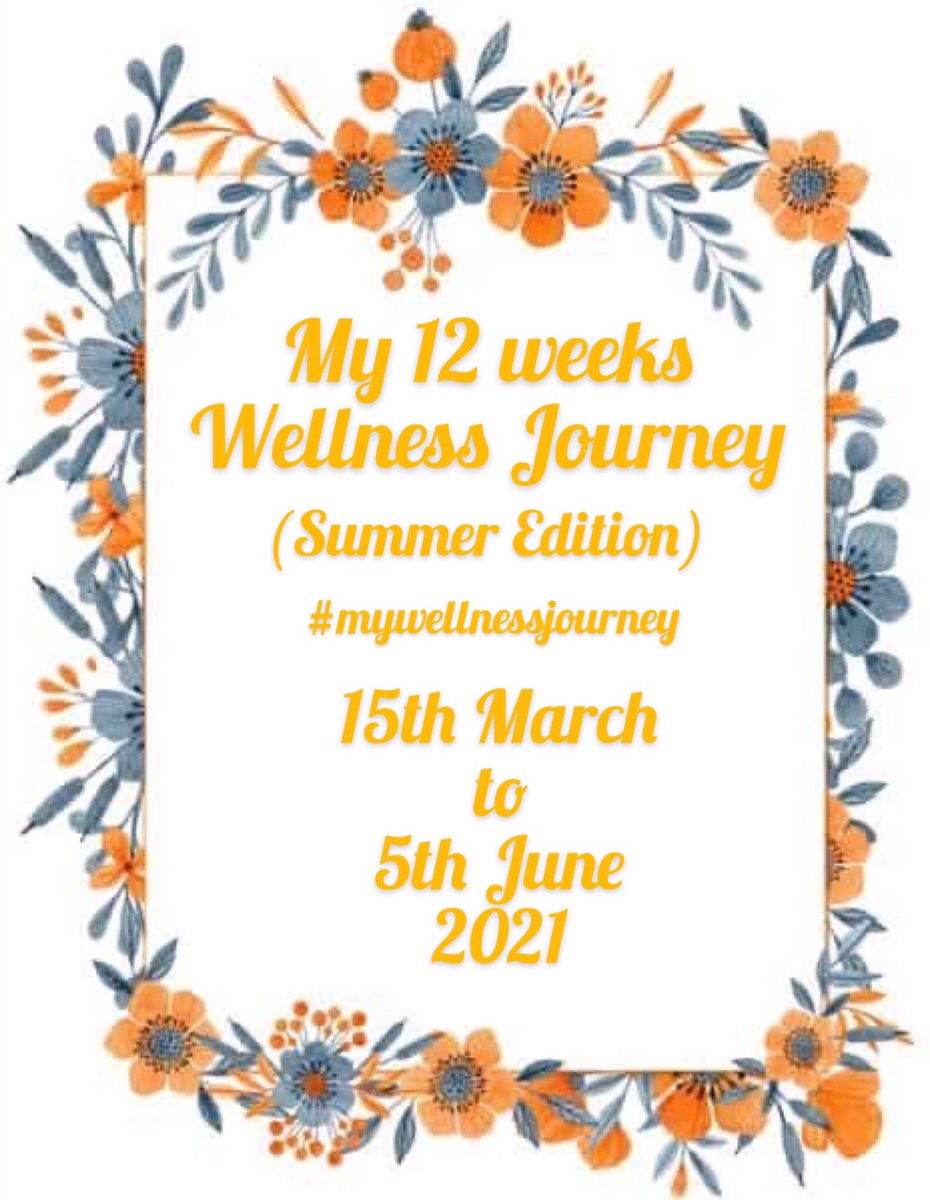 Have started my wellness journey (as I had been lazy for a while🤷🏻‍♀️). Time for #mywellnessjourney